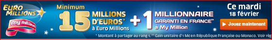 tirage euromillions mardi 18 fevrier