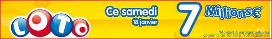 Comment gagner au loto avec notre système samedi 18 janvier