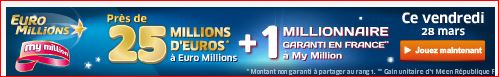 jackpot euromillions vendredi 28 mars