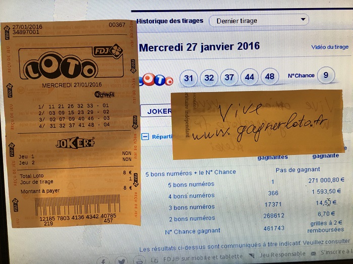 Il a loupé de peut les 270.000 € mais grâce au Système Probix il a néanmoins gagné une belle somme !