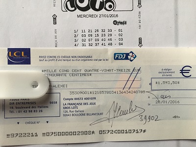 cheque loto