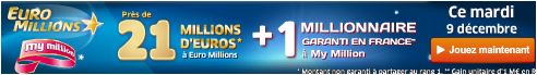 jackpot euromillions mardi 9 decembre