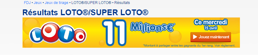 gain loto mercredi 15 avril